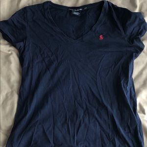 Navy blue Ralph lauren v-neck